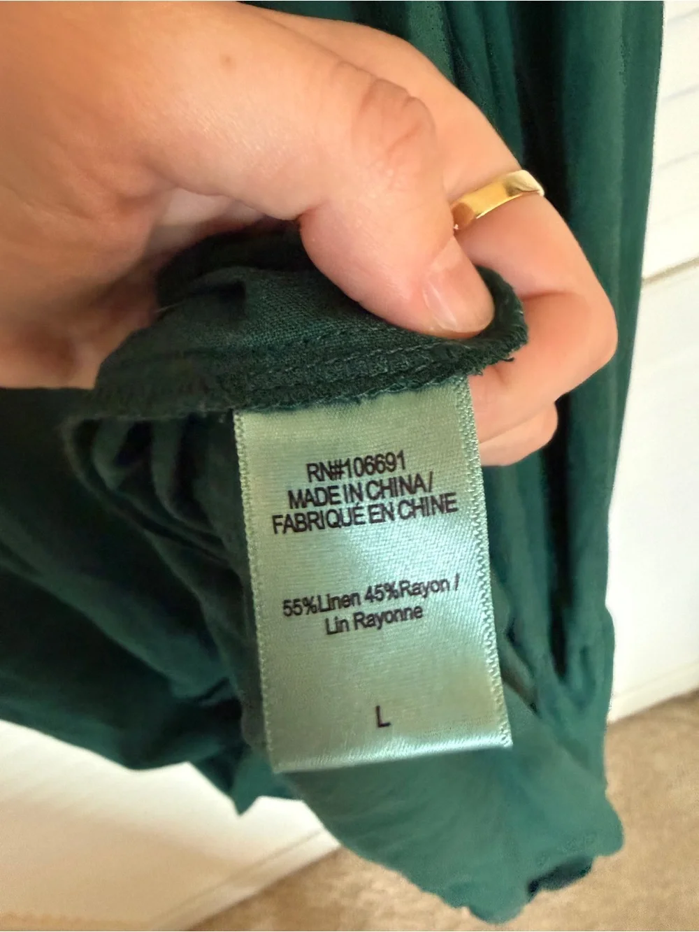 Dark Green Spaghetti Strap Maxi Dress - Picture 7 of 8